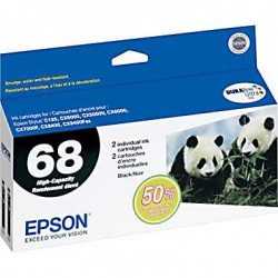 Epson T068120-D2 (Noir) 2/boîte Originale  EPSON STYLUS C120