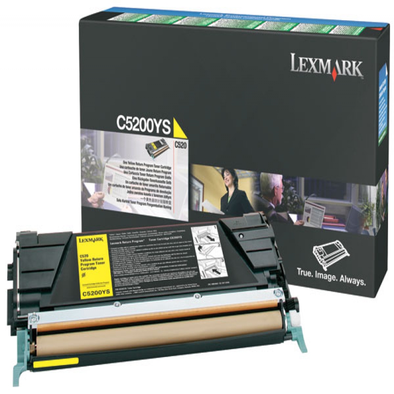 Lexmark C5200YS (Jaune) Originale  LEXMARK C520N