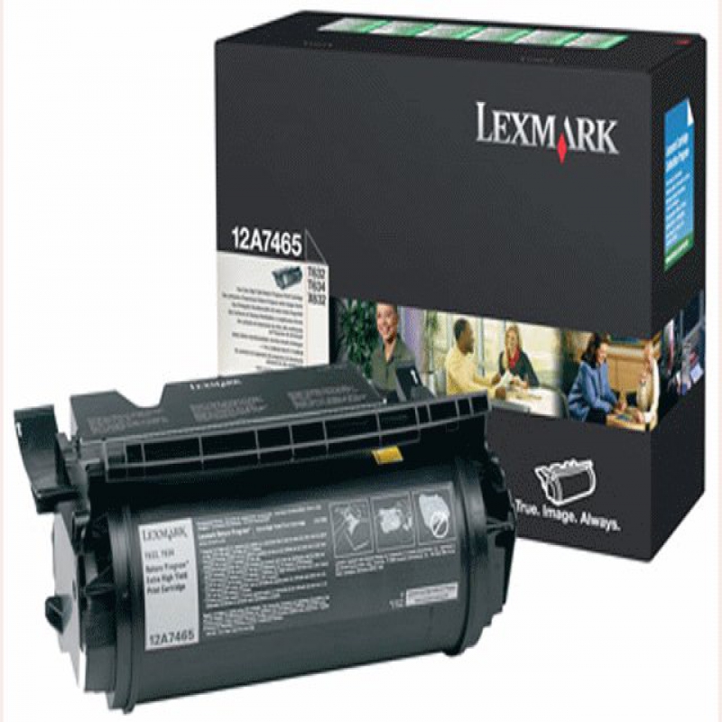 Lexmark 12A7465 (Noir) Originale LEXMARK T632DTN