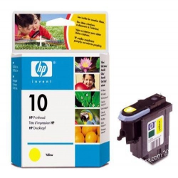 HP C4803A (Tête d'impression jaune) No.10 Originale  HP DESIGNJET COLOR PRO GA