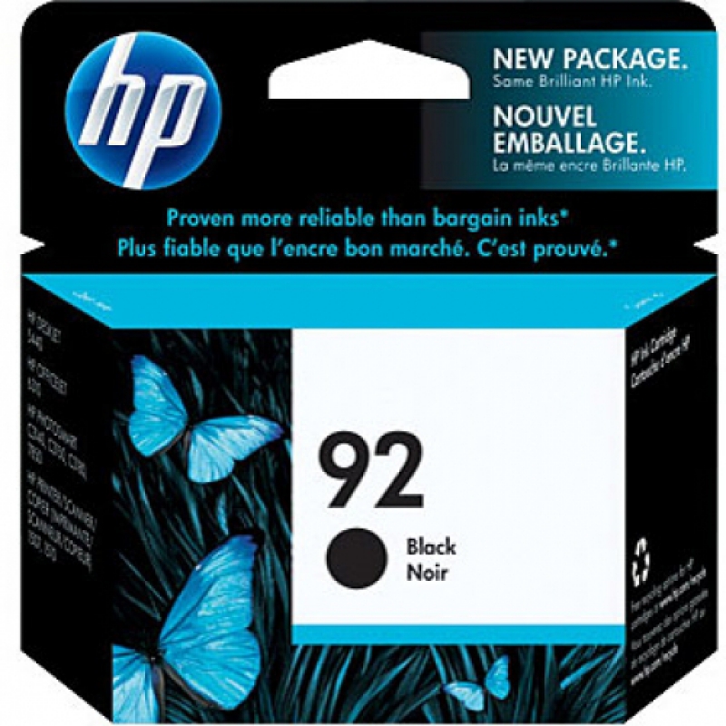 HP C9362WC (Noir) No.92 Originale HP OFFICEJET 6310