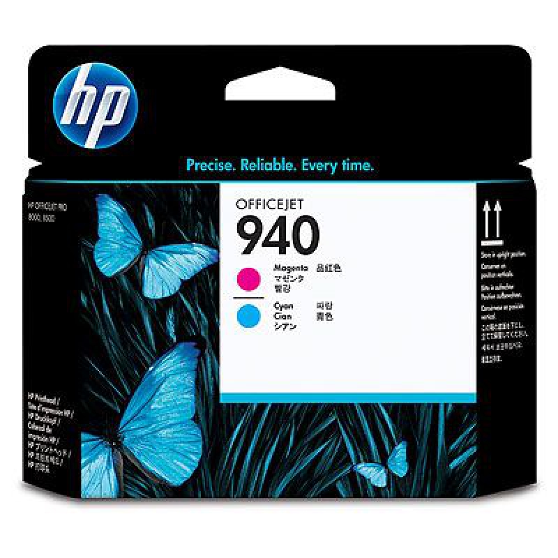 HP C4901A (Tête – Cyan & Magenta) No.940 Originale HP OFFICEJET PRO 8000