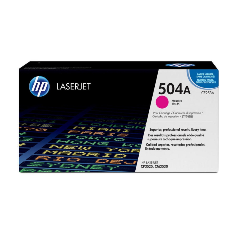 HP CE253A (Magenta) No.504A Originale HP COLOR LASERJET CM3530 MFP