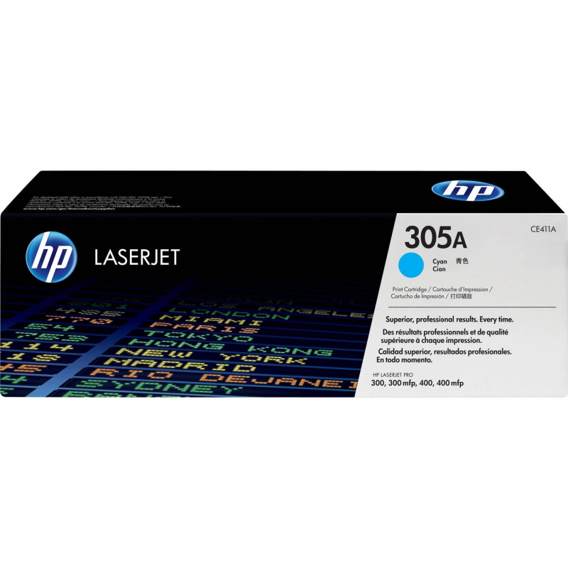 HP CE411A (Cyan) No.305A Originale HP LASERJET PRO 300 COLOR M351A