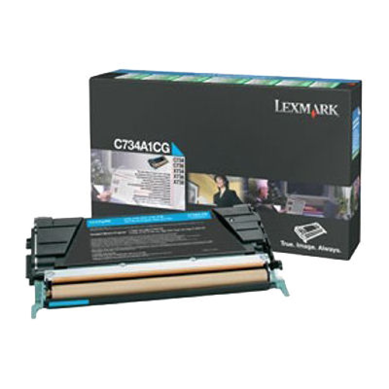 Lexmark C734A1CG (Cyan) Originale  LEXMARK C736DN