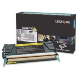 Lexmark C748H1YG (Jaune) Originale  LEXMARK C748DE