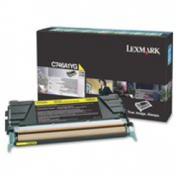 Lexmark C746A1YG (Jaune) Originale  LEXMARK C748DE