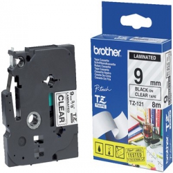 Brother TZE-121 (noir sur clair) Original 9MM BROTHER PT-11Q