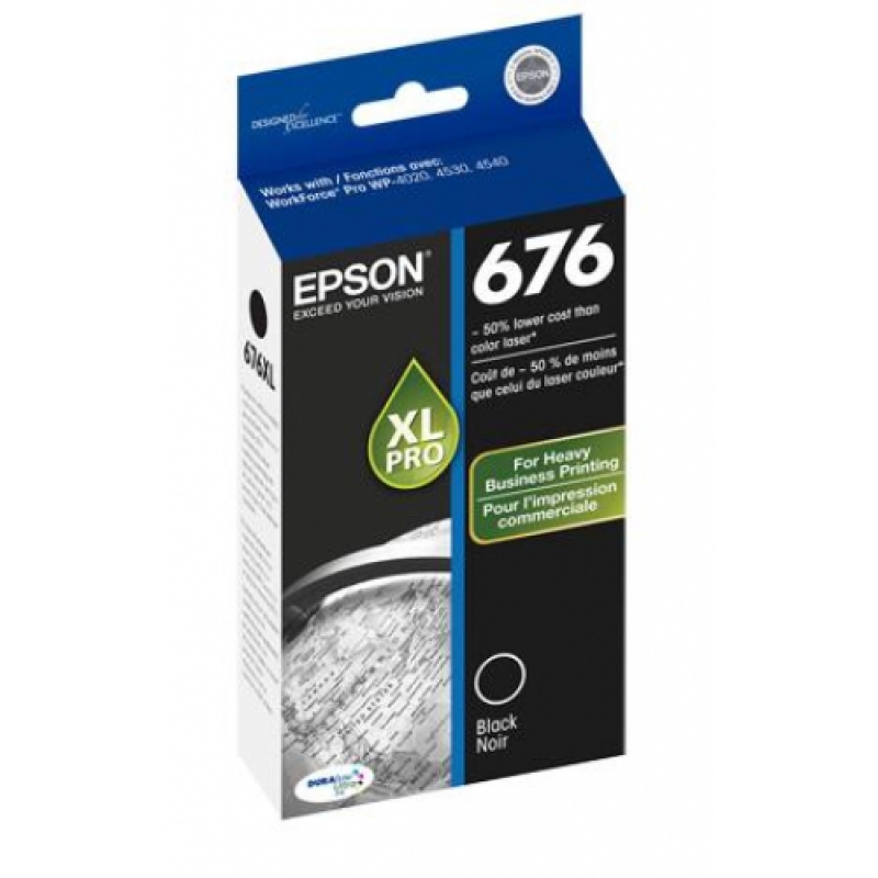 Epson T676XL120 (Noir) Originale  EPSON WORKFORCE PRO WP-4010