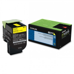 Lexmark 80C10Y0 (Jaune) No.801Y Originale LEXMARK CX310DN