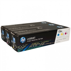 HP CF341A (Cyan/Magenta/Jaune) No.126A Originale HP LASERJET PRO CP1025NW