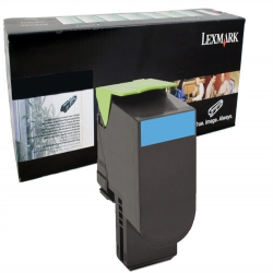 Lexmark 80C1HC0 (Cyan) No.801HC Originale LEXMARK CX510DHE