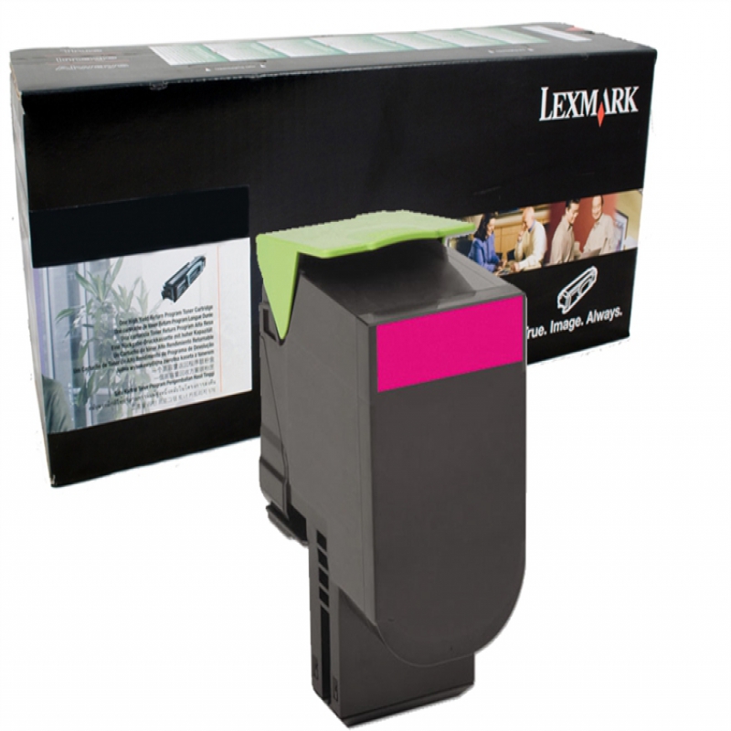 Lexmark 80C1HM0 (Magenta) No.801HM Originale LEXMARK CX510DHE