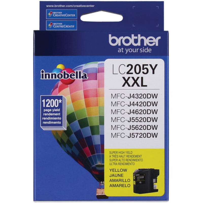 Brother LC-205YS XXL (Jaune) Originale BROTHER MFC-J4320DW Brother LC-205YS XXL (Jaune) Originale BROTHER MFC-J4320DW