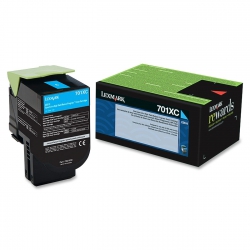 Lexmark 70C1XC0 (Cyan) No.701XC Originale  CS510DE
