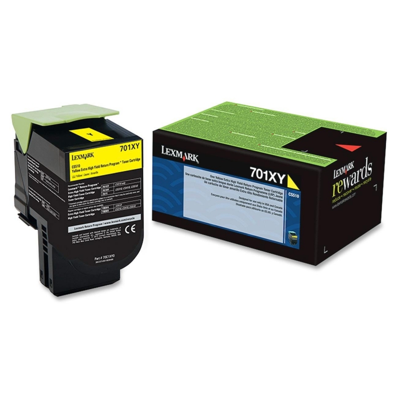 Lexmark 70C1XY0 (Jaune) No.701XY Originale  CS510DE