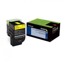 Lexmark 70C1HY0 (Jaune) No.701HY Originale  CS510DE
