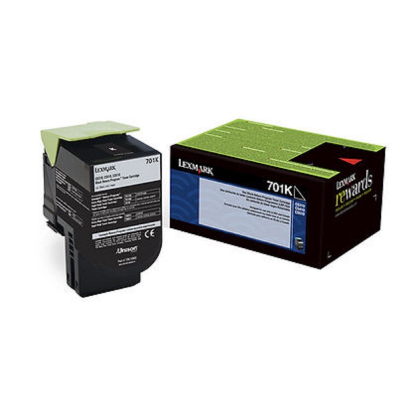 Lexmark 70C10K0 (Noir) No.701K Originale  CS510DE