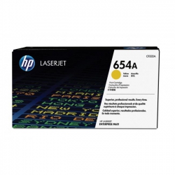 HP CF332A (Jaune) No.654A Originale HP COLOR LASERJET ENTERPRISE M651DN