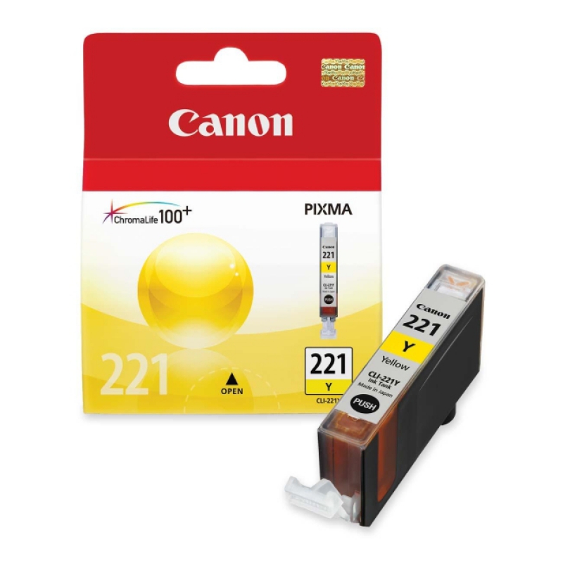 Canon CLI-221Y (Jaune) Originale  CANON PIXMA IP3600