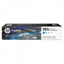 HP L0R09A (Cyan) No.981X Originale HP PAGEWIDE ENTERPRISE COLOR 556DN