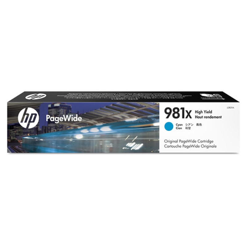 HP L0R09A (Cyan) No.981X Originale HP PAGEWIDE ENTERPRISE COLOR 556DN