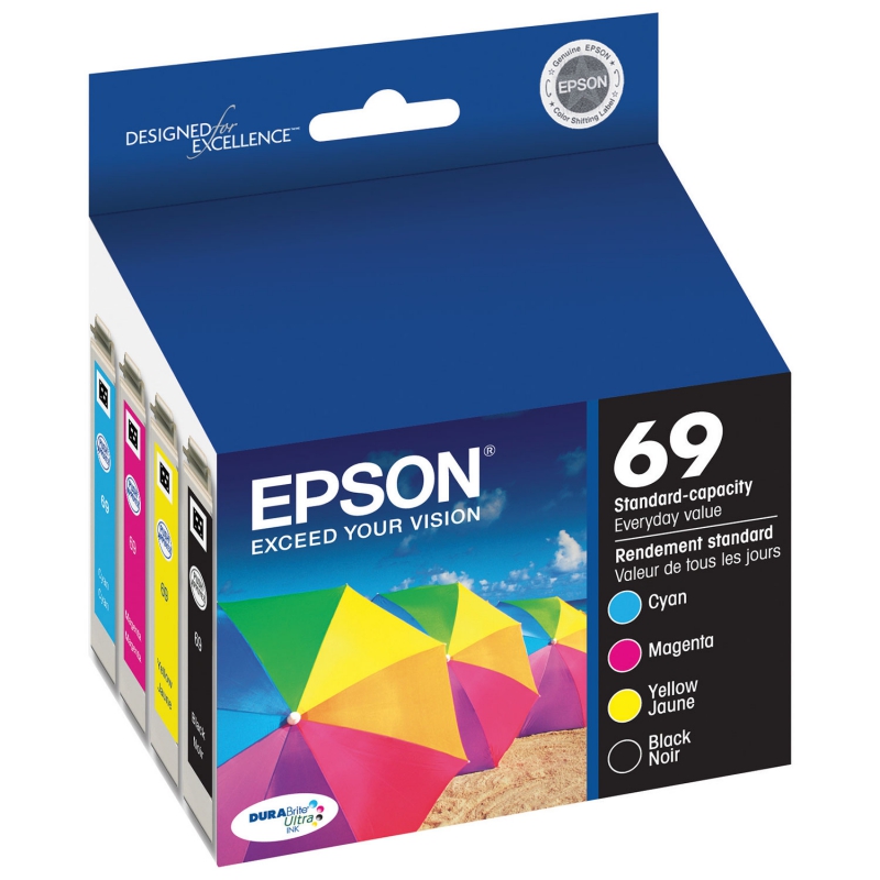 Epson T069120BCS (Noir/Cyan/Magenta/Jaune) 4/boîte Originale  EPSON STYLUS C120