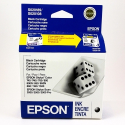Epson S020108/S020189 (Noir) Originale  STYLUS COLOR 1160