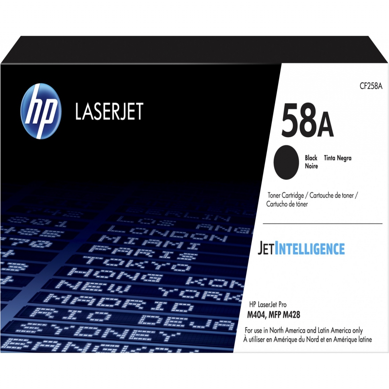 HP CF258A (Noir) No.58A Originale  LASERJET PRO M304