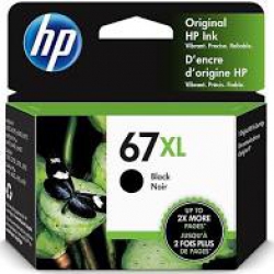 HP 3YM57AN (Noir) No.67XL Originale  DESKJET 1255