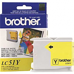 Brother LC-51YS (Jaune) Originale BROTHER DCP-130C
