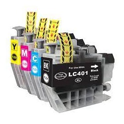 Brother LC401XLMS (Magenta) Générique  MFC-J1010DW