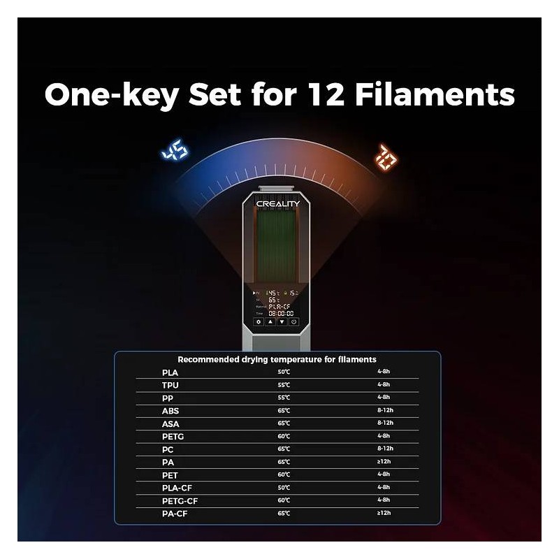 Déshydrateur de filament V2 Creality Creality ACCESSOIRES
