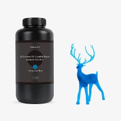 Résine LCD Standard rigide Transparente Bleue Creality RÉSINES
