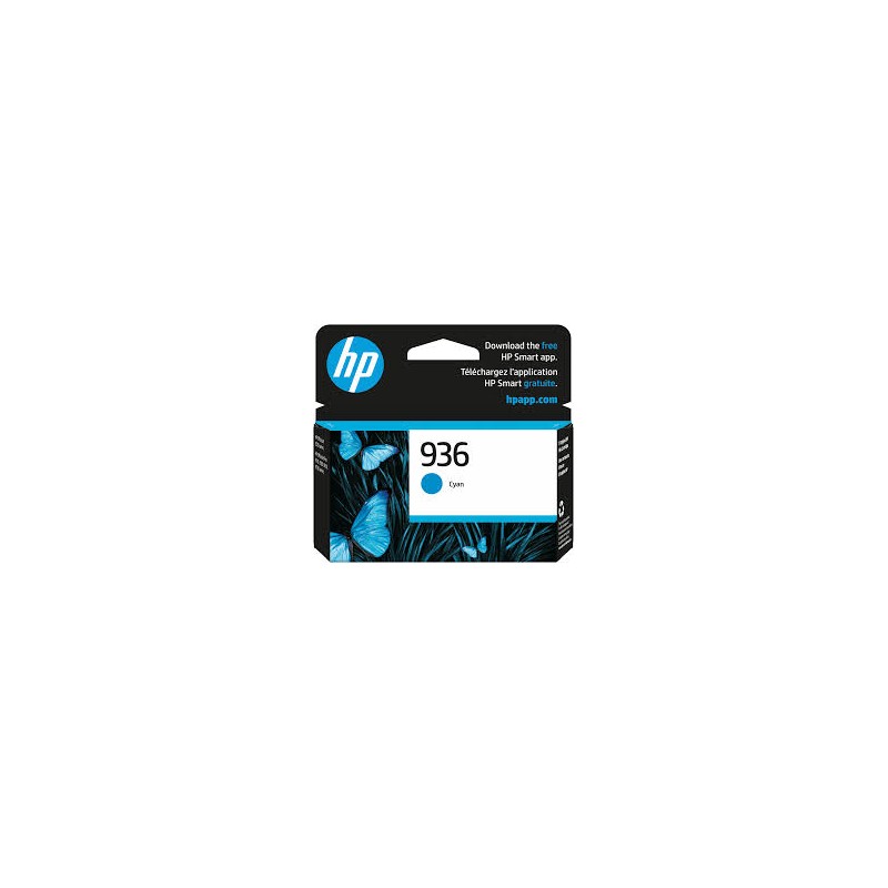 HP 4S6U9LN (CYAN) NO.936 ORIGINALE 800P Cartouches compatibles HP OFFICEJET PRO 6835