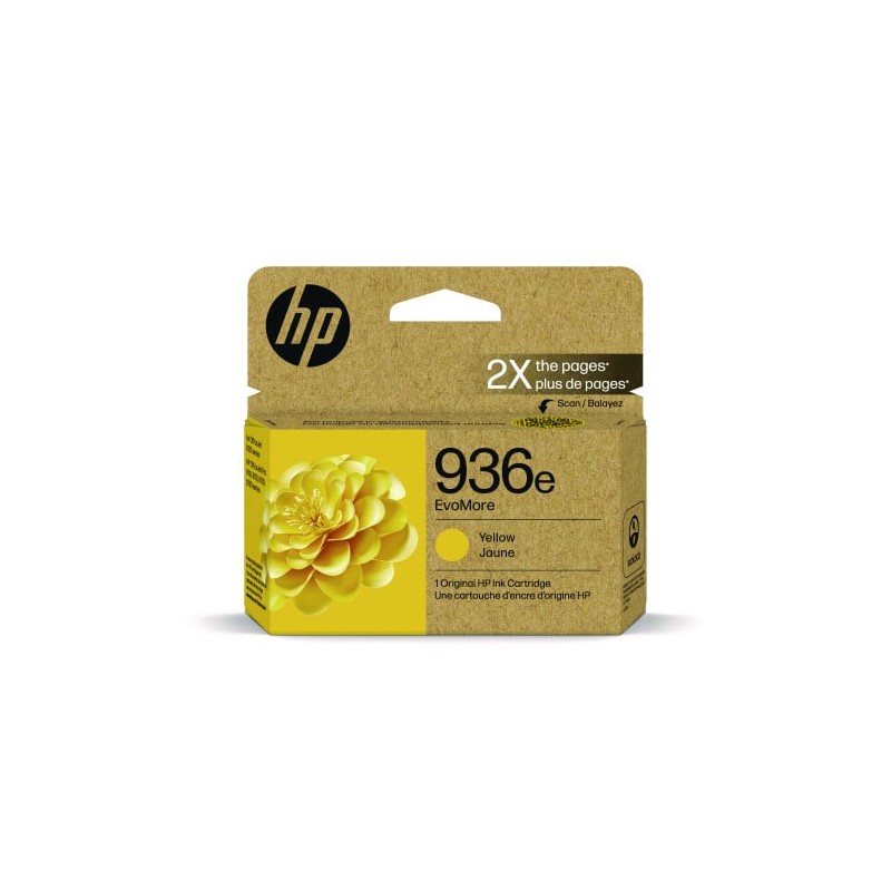 HP 4S6V5LN (JAUNE) NO.936e ORIGINALE 1.6KP Cartouches compatibles HP OFFICEJET PRO 6835